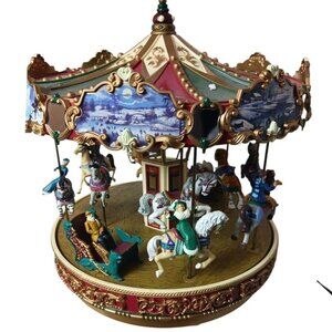 Mr. Christmas Carousel Holiday Carousel With Lights & Music multicolor